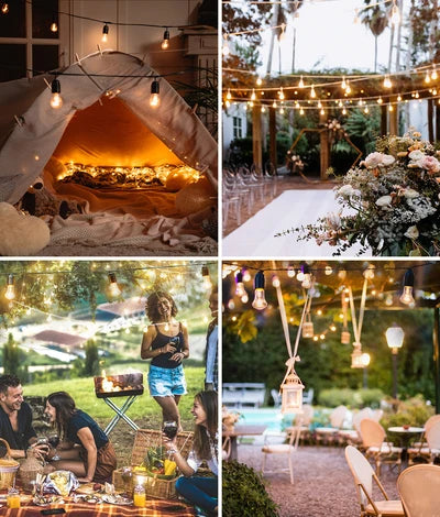 Scratched FSL-S1430-BK Mazam 30M LED Festoon String Lights Christmas Wedding Party Outdoor Waterproof