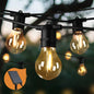 FSL-SOLAR-A1930-BK Mazam 30M Solar Festoon String Lights LED Christmas Waterproof Outdoor Party