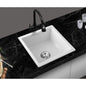 GSK-4545-WH Welba Kitchen Sink Granite Basin Single Bowl 45cmx45cm White