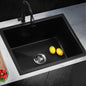 GSK-5945-BK Welba Granite Sink Under/Top Mount Single Bowl