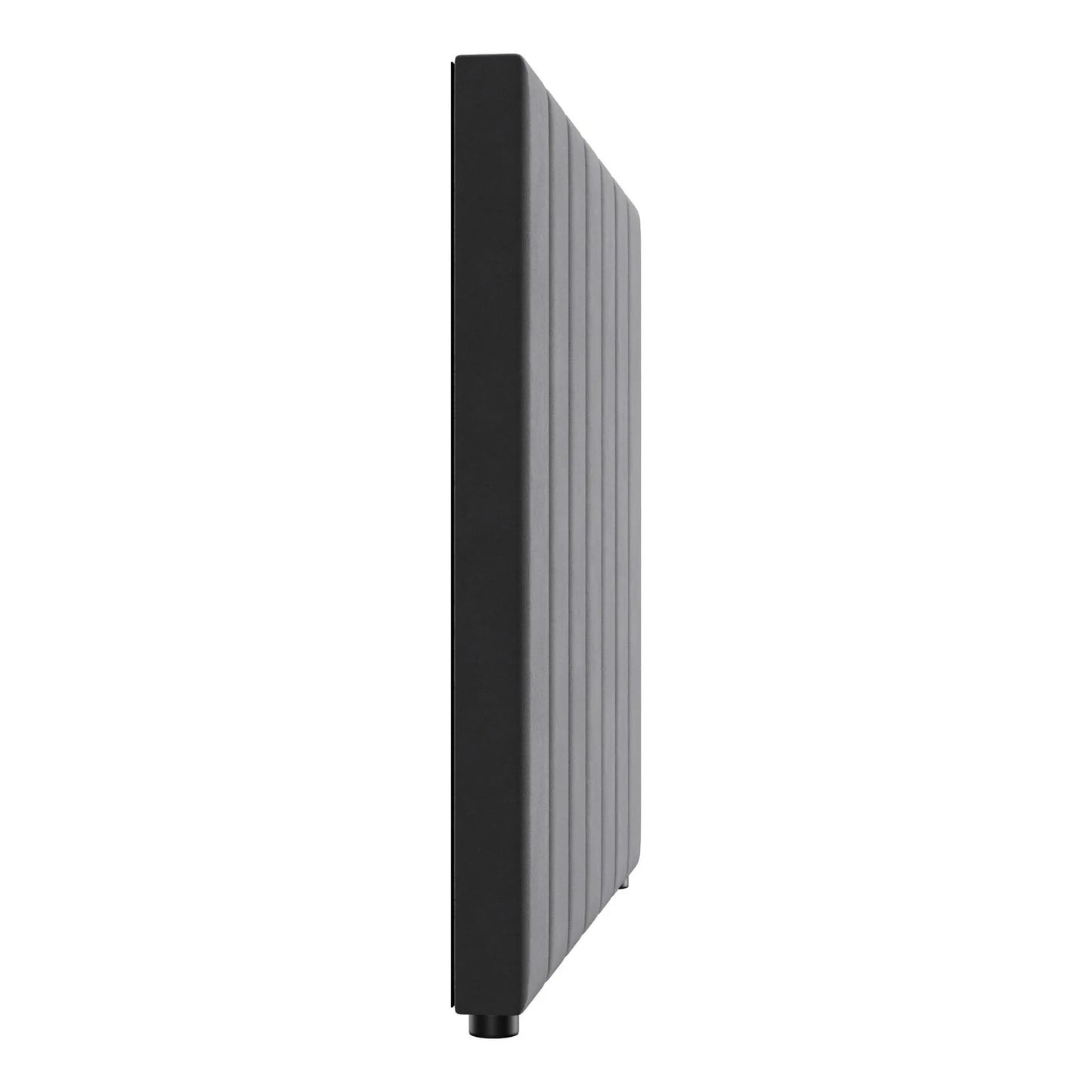 HB-EDDI-VV-GY Oikiture Bed Frame Headboard King Single Size Head Bedhead Grey Velvet