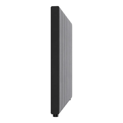 HB-EDDI-VV-GY Oikiture Bed Frame Headboard King Single Size Head Bedhead Grey Velvet