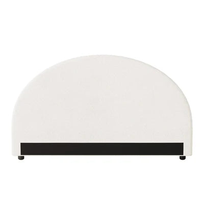 HB-MUNA-K-SP-WH Oikiture Bed Head King Size Headboard Bedhead Boucle White