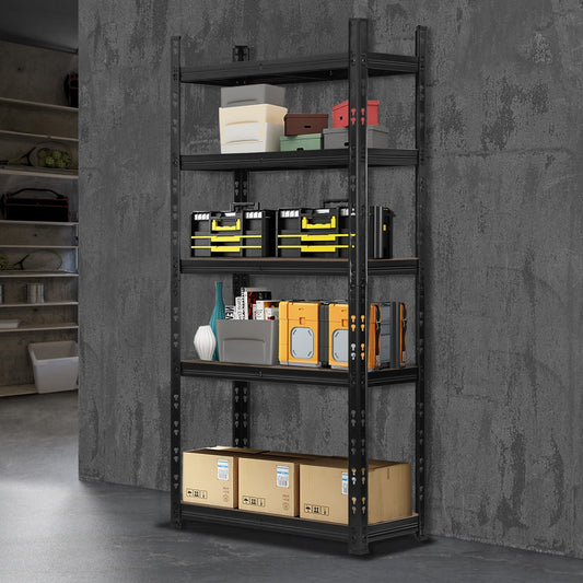 WR-A2-S2-BK Sharptoo Warehouse Shelving Garage Shelves Storage Rack Pallet Racking 1.8*0.9m