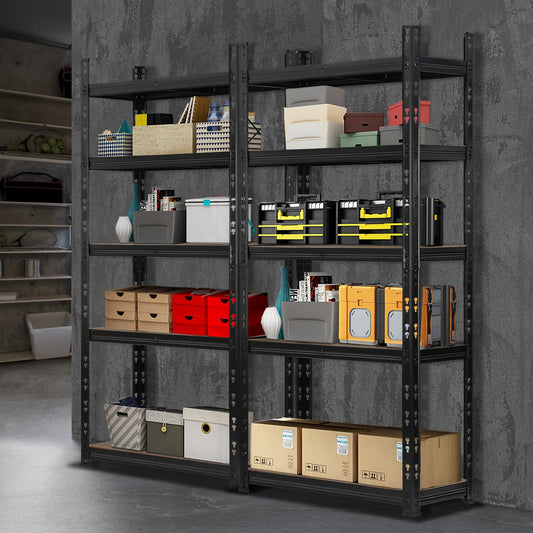 WR-A2-S1-BK-2PC Sharptoo Warehouse Shelving Garage Shelves Storage Steel Rack Pallet Shelf1.5mx2