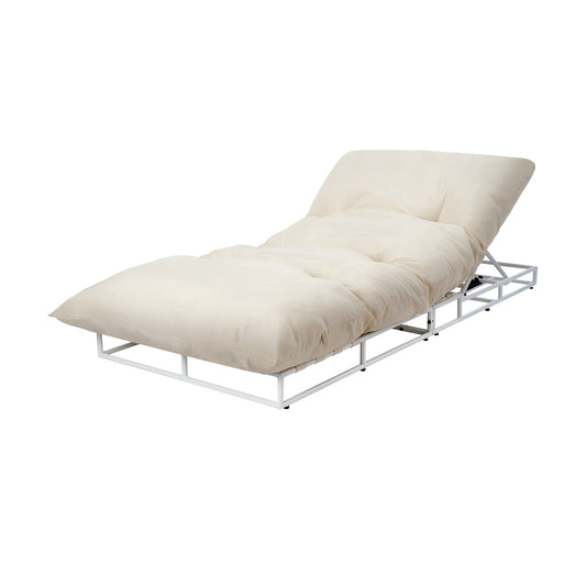 SD-KANDIMA-BE Livsip Outdoor Sun Lounge Day Bed Patio Chairs Garden Furniture Setting Beige