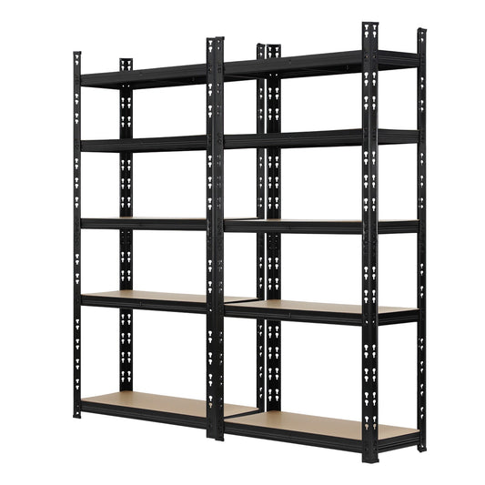 WR-A2-S1-BK-2PC Sharptoo Warehouse Shelving Garage Shelves Storage Steel Rack Pallet Shelf1.5mx2