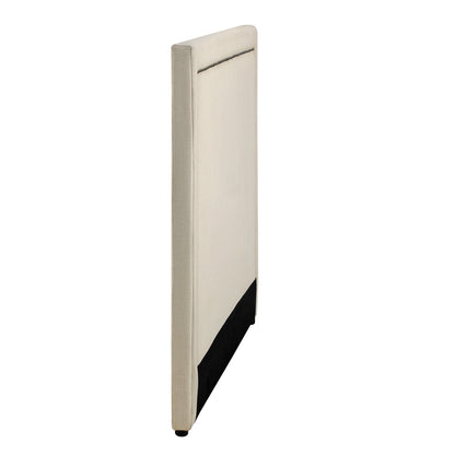 HB-ELLE-KS-BG Oikiture King Single Bed Headboard Bedhead Beige