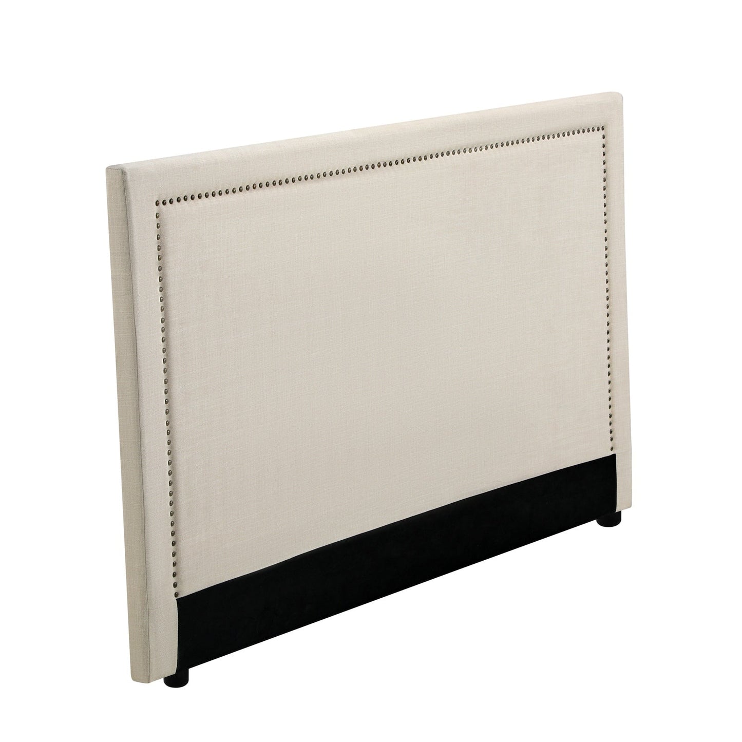 HB-ELLE-KS-BG Oikiture King Single Bed Headboard Bedhead Beige