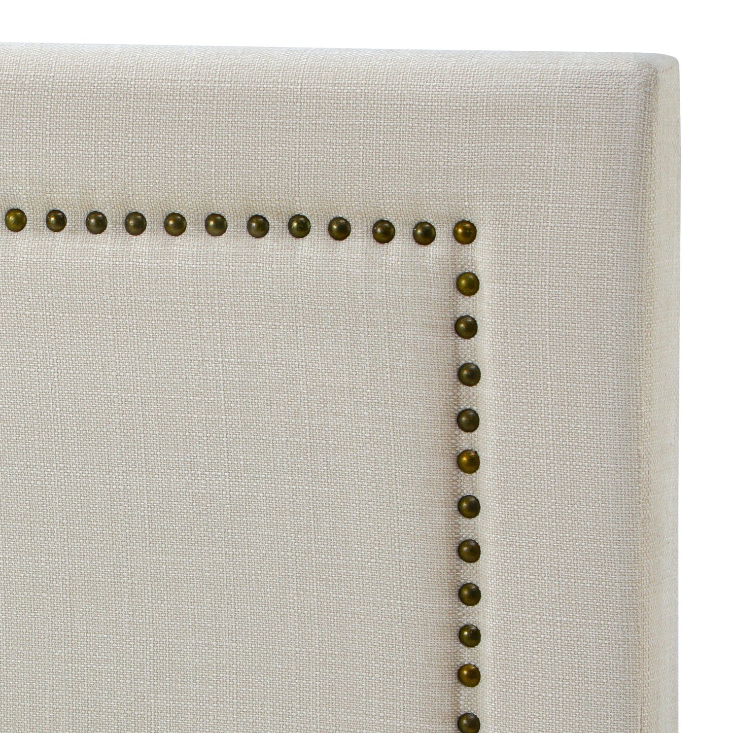 HB-ELLE-KS-BG Oikiture King Single Bed Headboard Bedhead Beige