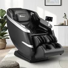 MCH-A2-RORY-BK Oikiture 4D Electric Massage Chair Recliner SL Track Full Body Massager Heated
