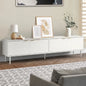 EU-PUTI-180-WH-AB Oikiture TV Cabinet Entertainment Unit Stand 180cm Storage Shelf Four Door White