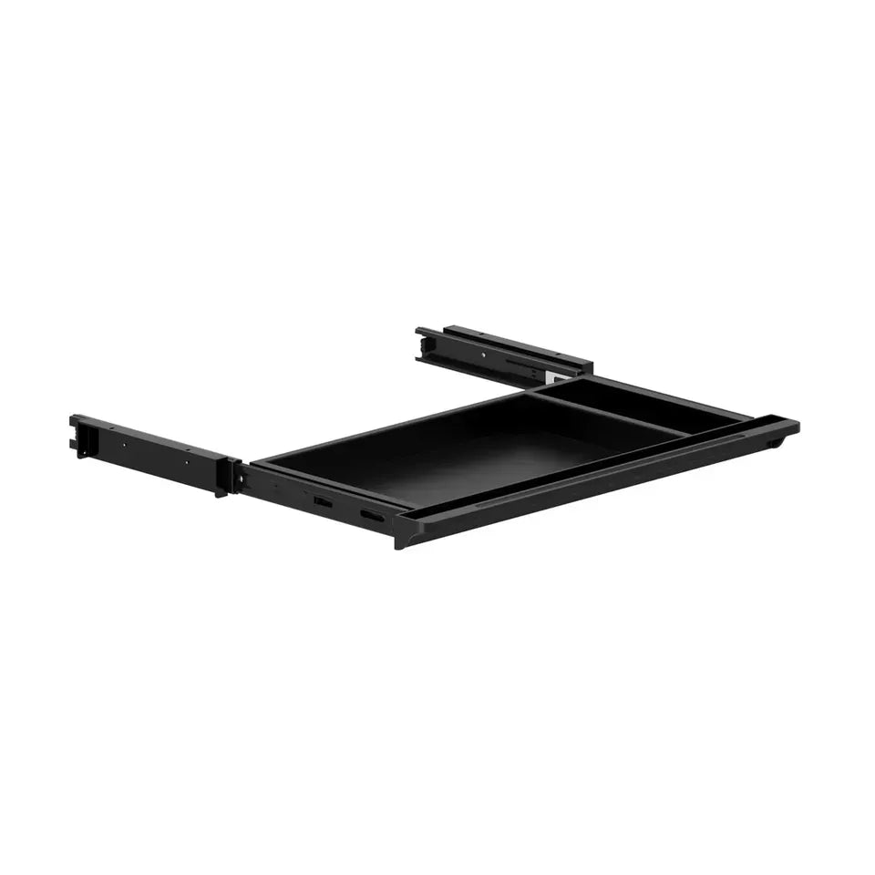 DB-DRAW-PLS-BK Oikiture Under Desk Drawer Pull-Out Drawer Sliding Tray Storage Organizer Black