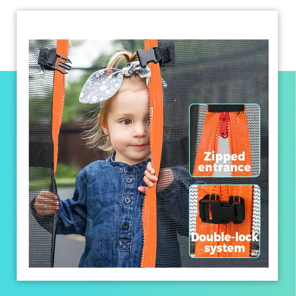 TPL-B-8FT-OR-AB Orange Trampoline