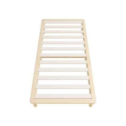 BF-W-A55-PFM-S-WD Ellisha Pine Wood Bed Base Single Wood