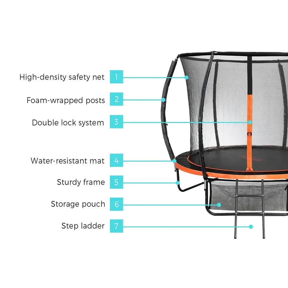 TPL-B-8FT-OR-AB Orange Trampoline