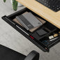 DB-DRAW-PLS-BK Oikiture Under Desk Drawer Pull-Out Drawer Sliding Tray Storage Organizer Black