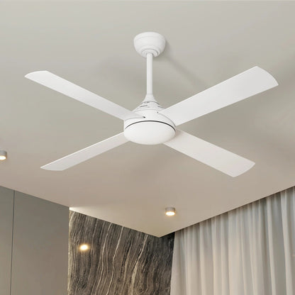 CF-A1-NL-WH Vevare 52'' Ceiling Fan AC Remote Control Timer 4 Blades White