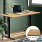 DB-A3-OAK Oikiture Standing Desk Table Top Only For Office Computer Desk Oak 140cm