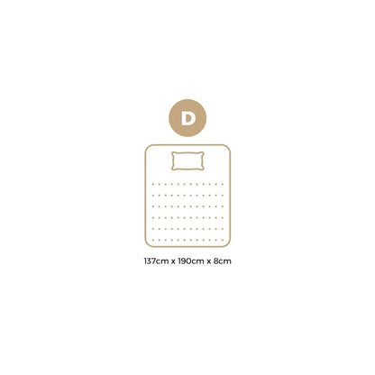 MT-MF-B2-8-D Bedra Memory Foam Mattress 7-Zone 8CM Double