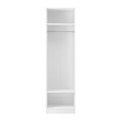 WA-MEXI-185G1-WH-AB Cassandra Open Wardrobe
