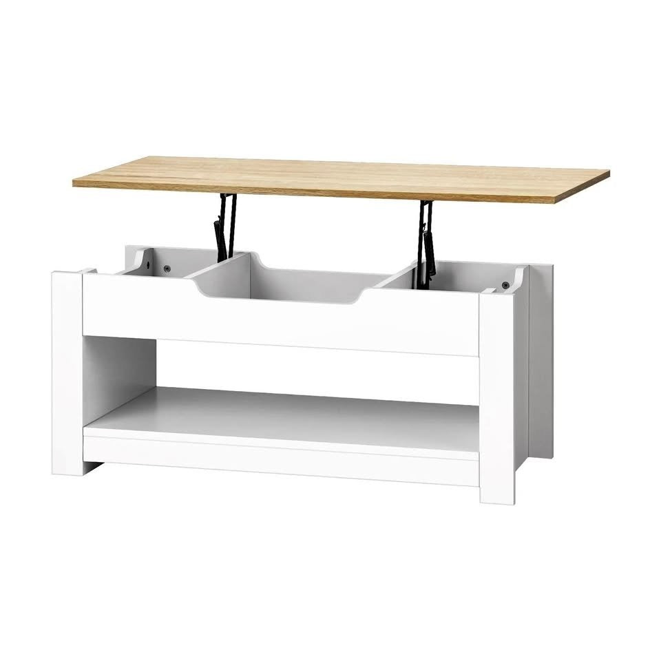 CTB-SUP-WHWD Oikiture Coffee Table Lift Up Top