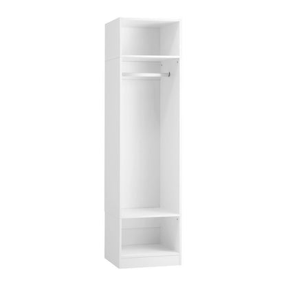 WA-MEXI-185G1-WH-AB Cassandra Open Wardrobe