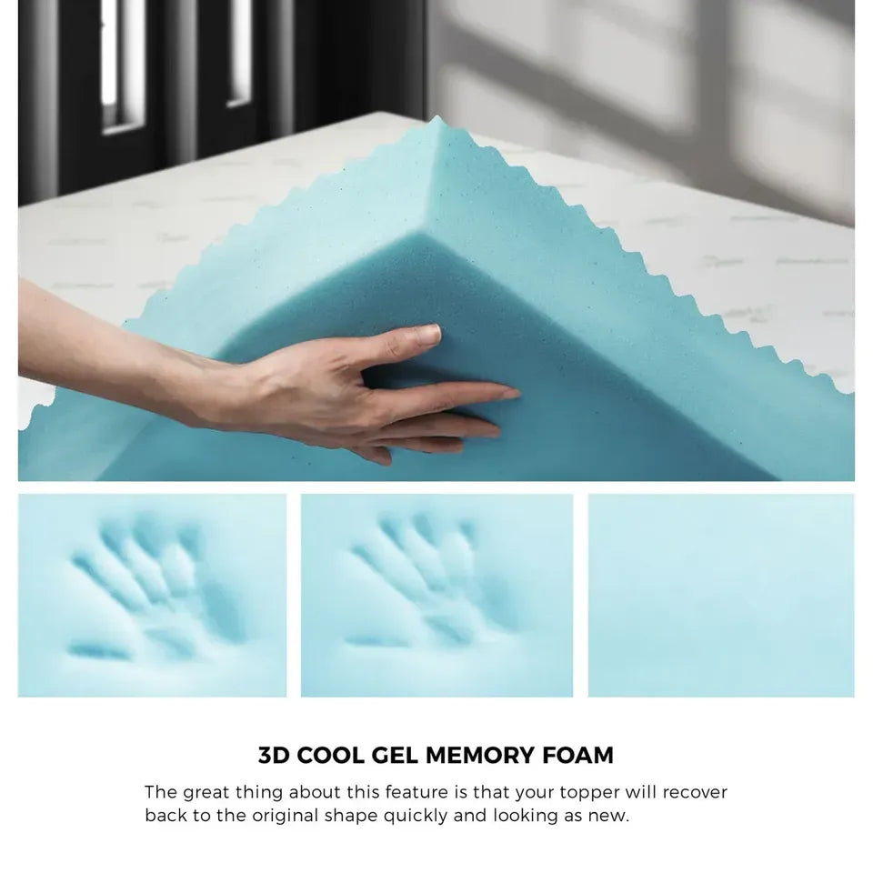 MT-MF-B2-8-D Bedra Memory Foam Mattress 7-Zone 8CM Double