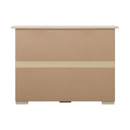 SB-S-A32-WD Oikiture Sideboard with Sliding Doors Wooden