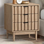 BT-YAKO-3D-WD Oikiture Adrian 3 Drawer Bedside Table