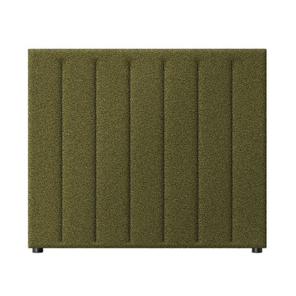 HB-EDDI-SP-GN Oikiture Bed Frame Headboard King Single Size Head Bedhead Green Boucle