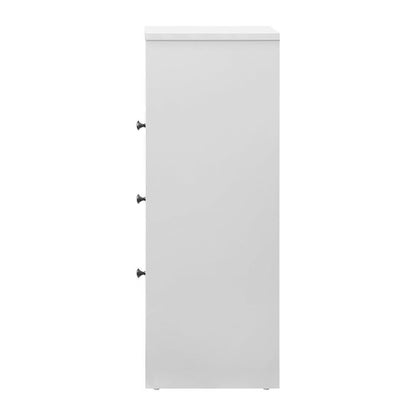 SB-HAMP-L3D-WH Oikiture Storage Cabinet Hallway Sideboard Hamptons Furniture - White