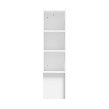 HB-JANE-D-WH-AB Oikiture Bed Head with Shelves Double Size White