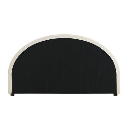 HB-MUNA-K-BG Oikiture Bed Head King Size Headboard Bedhead Fabric Beige