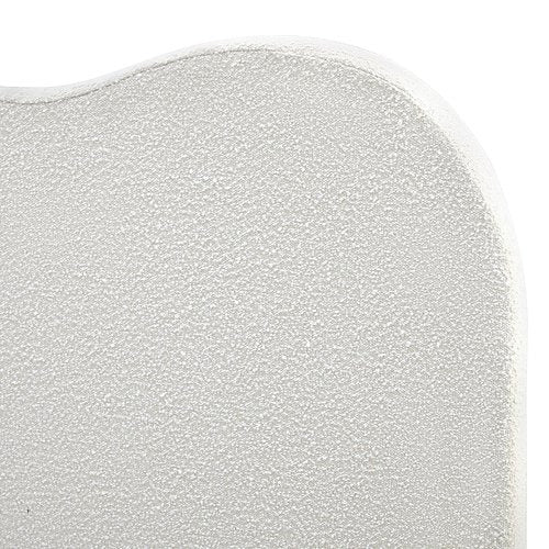 HB-KLAO-KS-BC-WH Oikiture Bed Head King Single Headboard Boucle Fabric White