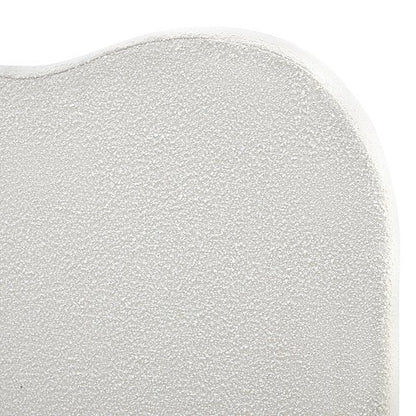 HB-KLAO-KS-BC-WH Oikiture Bed Head King Single Headboard Boucle Fabric White