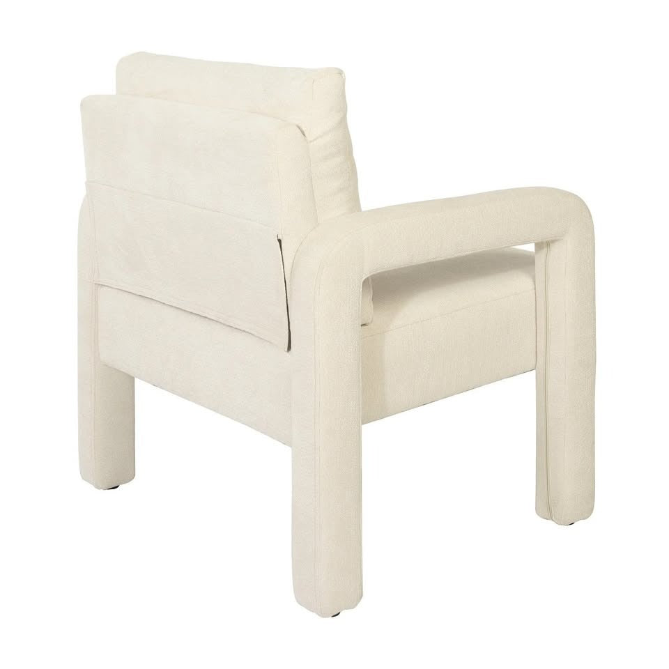 ACH-A11-BG Oikiture Armchair Velvet Accent Chairs 1 Seater Lounge Sofa Chair Beige