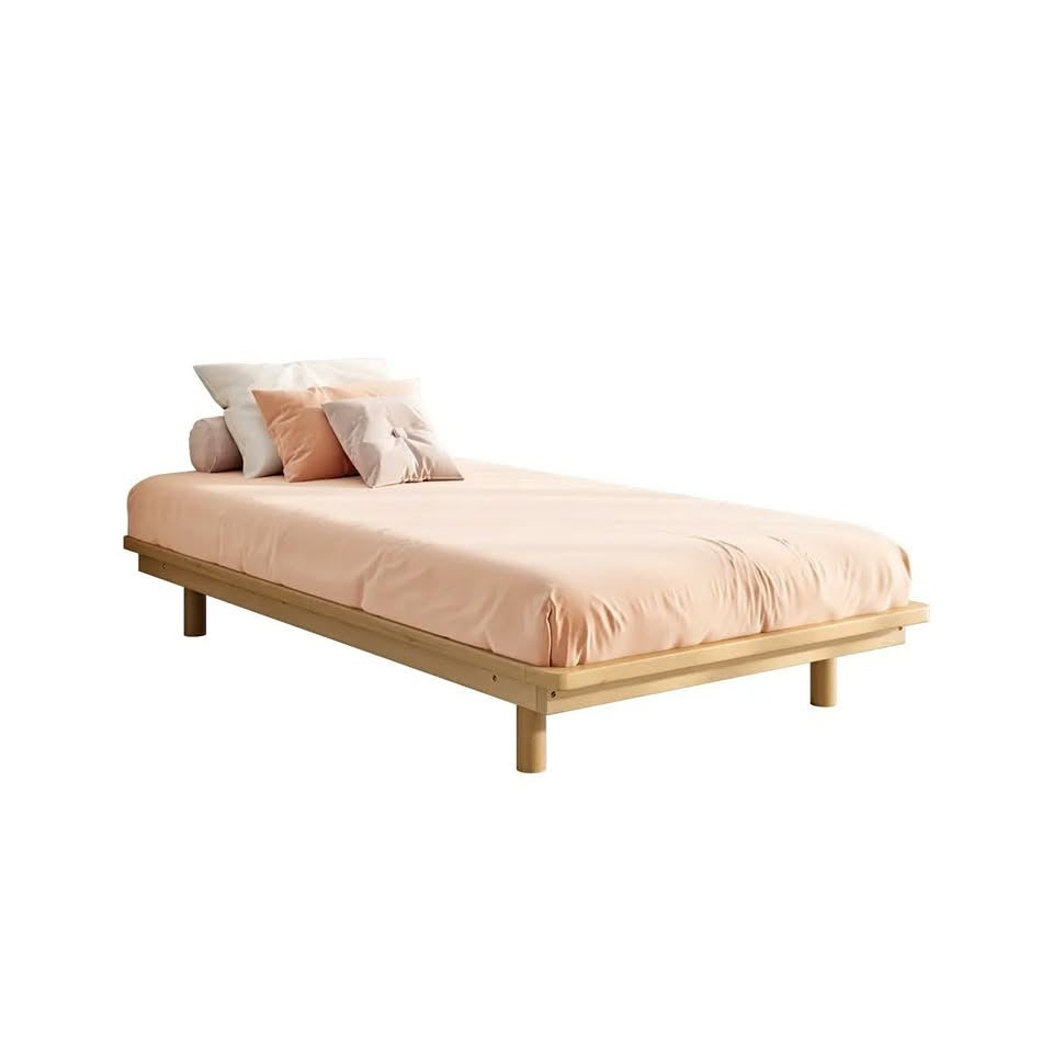 BF-W-B-FLOAT-WD-KS Oikiture Bed Frame King Single Size Wooden Bed Base Timber Floating Beds