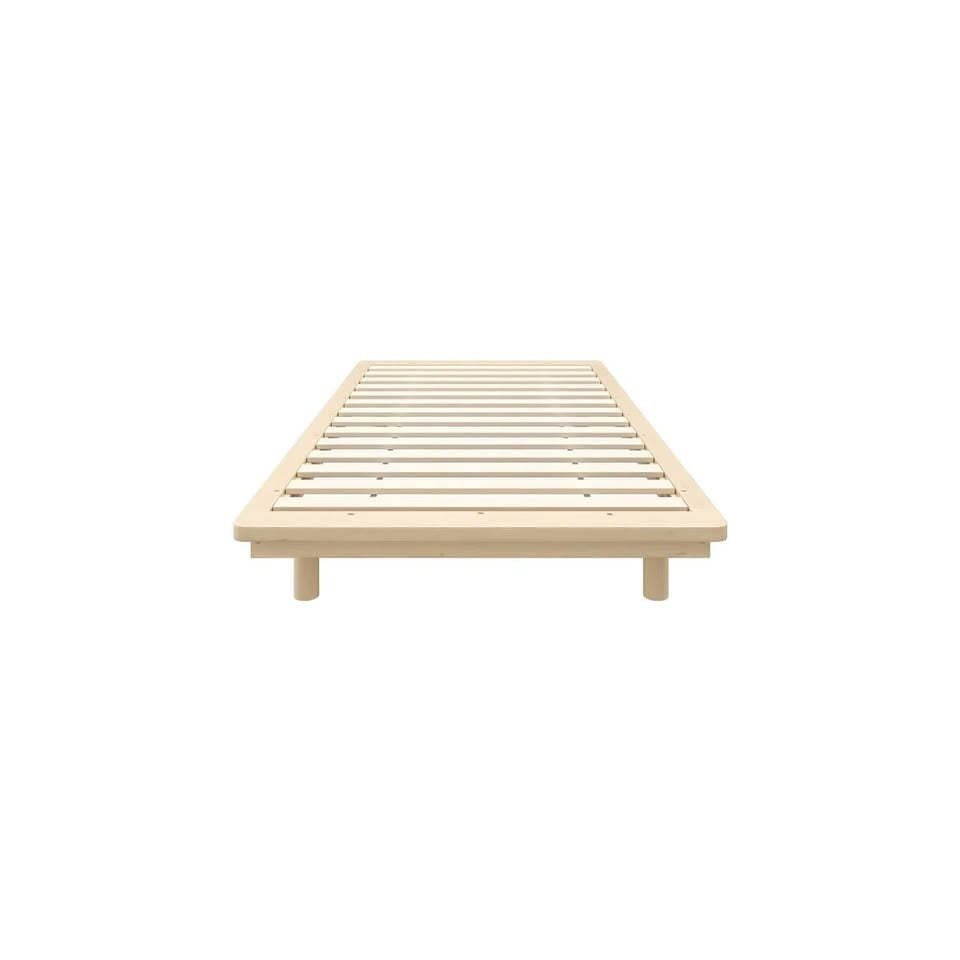 BF-W-B-FLOAT-WD-KS Oikiture Bed Frame King Single Size Wooden Bed Base Timber Floating Beds