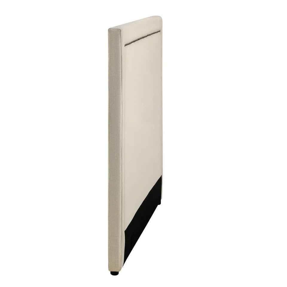 HB-ELLE-S-BG Oikiture Single Bed Headboard Bedhead Bedroom Furniture - Beige