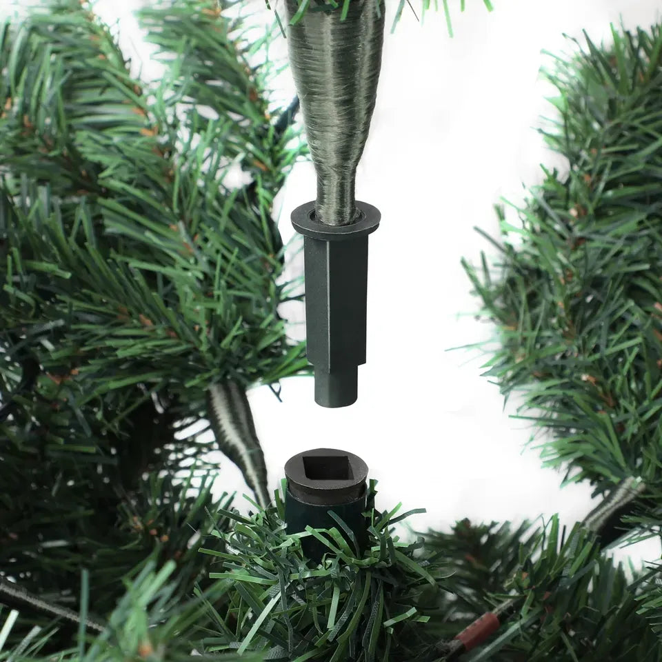 CMT-SN-WELL-6FT Tinseltown Brand New Slim Christmas Tree 1.8M 6FT Xmas Trees Decoration Green and White