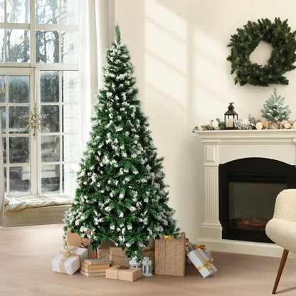 CMT-SN-WELL-6FT Tinseltown Brand New Slim Christmas Tree 1.8M 6FT Xmas Trees Decoration Green and White