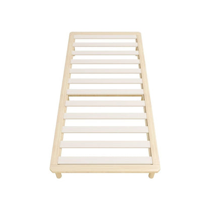 BF-W-A55-PFM-KS-WD Oikiture Bed Frame King Single Wooden Timber Adult Kids Mattress Base Platform