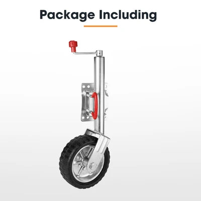 JOCKEY-10-WHEEL Jockey Wheel 10" Inch Swing Up Rubber Wheel 1000kg Caravan Boat Trailer
