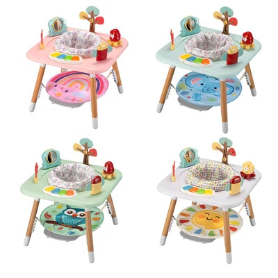 KID-PJC1001-GN PlayPals Baby Activity Center Jumper 360° Rotary Seat 5 Adjustable Heights Green