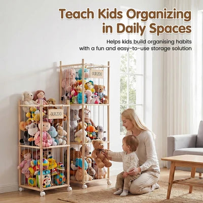 KID1075-3F-A PlayPals Soft Toy Storage Large Capacity Stuffed Animal storage