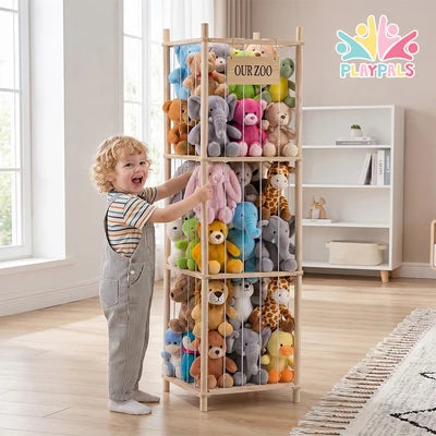 KID1075-3F-A PlayPals Soft Toy Storage Large Capacity Stuffed Animal storage