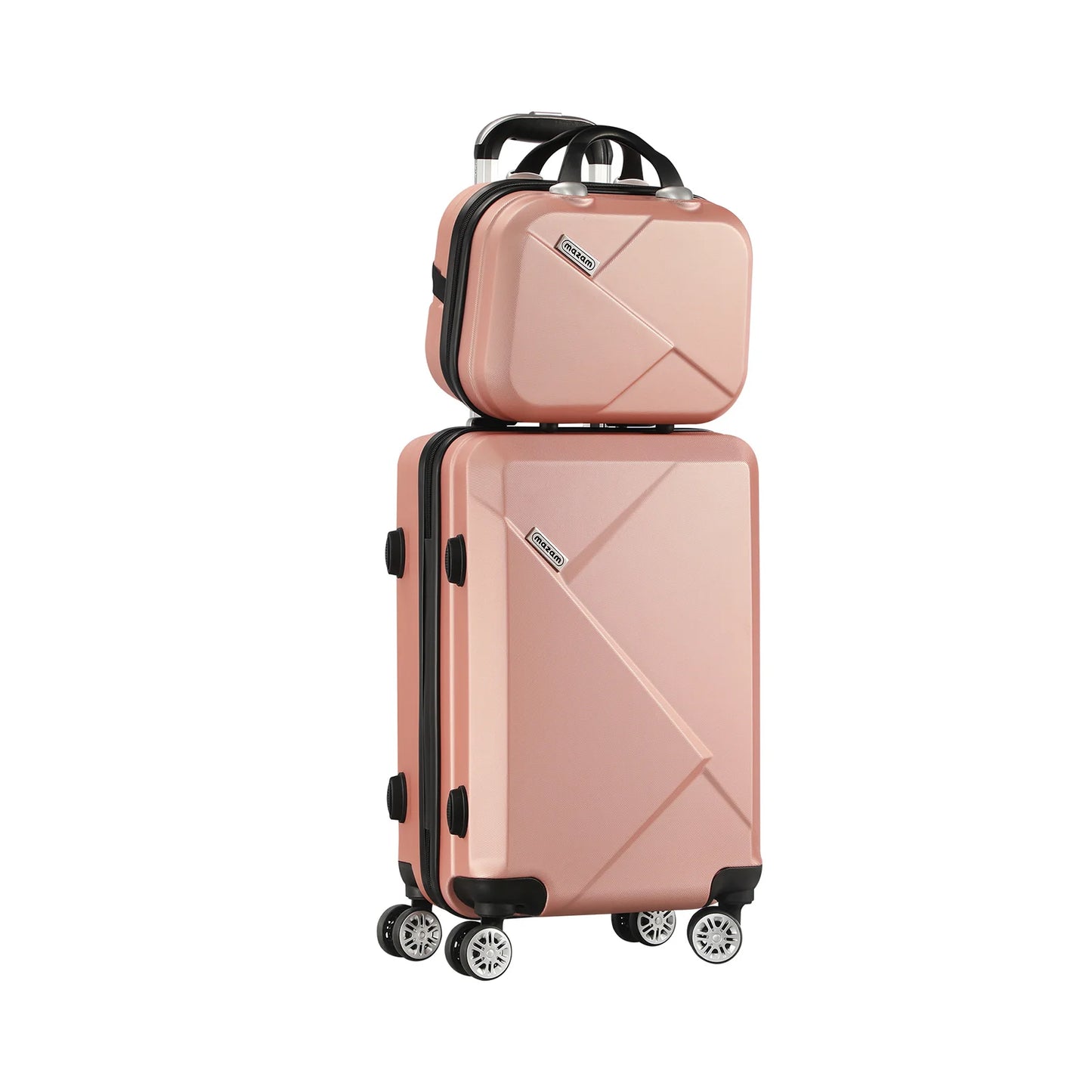LGS-A2-2PCS-PK Mazam 2PCS Luggage Set TSA Lock Hard Case Pink