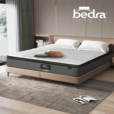 MAT-A11-MONY-SUPK Bedra Super King Mattress 9 Zone Latex Foam Pocket Spring Medium Firm 34cm