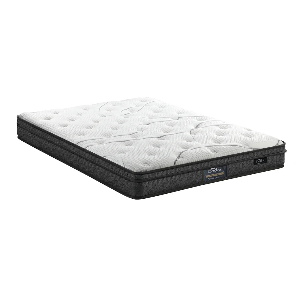 MAT-A24-COCO-Q Bedra Queen Mattress Bonnell Spring Tight Top Bed Medium Firm 21CM